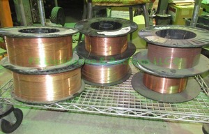 lot 241 image: Washington alloy copper welding wire rolls, 6 total