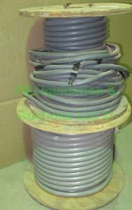 lot 277 image: Large spool heavy gauge multi-wire power cable