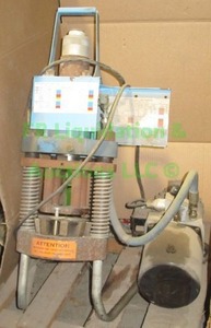 lot 297 image: Vickers hydraulic barrel crimping machine