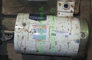 lot 326 image: Baldor standard-E 2hp industrial motor