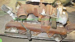 lot 316 image: Turbo chargers with exhaust manifolds attached, 2 total