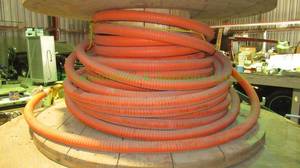 lot 324 image: Corrugated tubing with cable inside