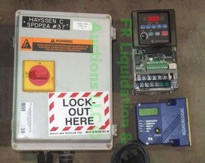 lot 339 image: Hoffman industrial control panel and more as shown