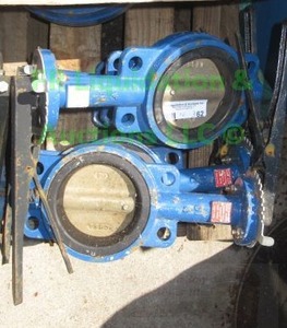lot 362 image: Red-white valve corp. butterfly valve approx 4, 6 total