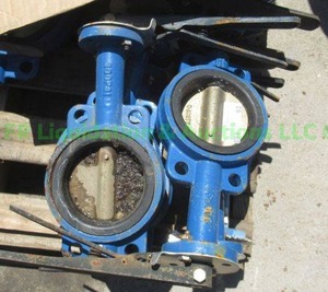 lot 363 image: Red-white valve corp. butterfly valve approx 4, 6 total
