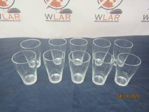 lot 131 image: TOTAL OF 10 IKEA 365 DRINKING GLASSES