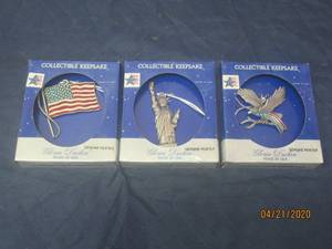 lot 135 image: TOTAL OF 3 GLORIA DUCHIN COLLECTIBLE KEEPSAKE GENUINE PEWTER CHARMS
