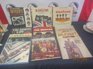 lot 164 image: TOTAL OF 13 VINTAGE BEATLES ALBUMS IN ORIGINAL CASE&nbsp-BEATLES LIVE&nbsp-BEATLES 65-THE BEATLES YESTERDAY AND TODAY&nbsp-THE BEATLES SECOND ALBUM AND MORE SEE PICS