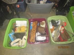 lot 180 image: TOTAL OF 3 TOTES OF MISC LOT&nbsp