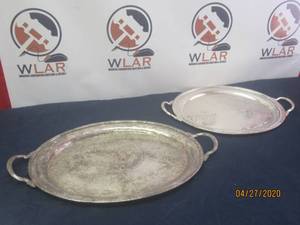 lot 188 image: TOTAL OF 2 CAMILLE INTERNATIONAL SILVER COMPANY PLATTERS&nbsp&nbsp24 CAMILLE PLATTER 6081&nbsp20 CAMILLE PLATTER 6080&nbsp