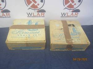 lot 206 image: TOTAL OF 2 BOX HOMESTEAD SNACK SET&nbspTOTAL OF 16 PC&nbsp 8 PLATES &amp 8 CUPS&nbsp