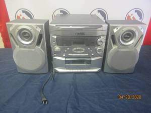 lot 228 image: EMERSON 6 CD CHANGER STEREO CASSETTE RECORDER MS9700
