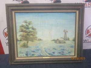 lot 236 image: VINTAGE FRAMED PAINTING&nbsp SIGNED WILLETA BOLINGER&nbsp