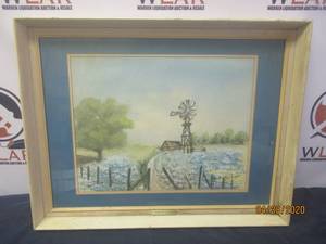 lot 238 image: VINTAGE FRAMED PAINTING SIGNED WILLETA BOLINGER&nbsp