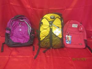 lot 335 image: TOTAL OF 3 BACK PACKS&nbsp