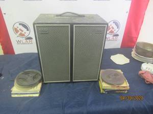 lot 258 image: SONY VINTAGE REEL -TO - REEL TAPE RECORDER WITH REEL - TO -REEL TAPES&nbsp