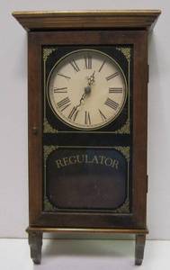lot 399 image: Battery-powered Regulator Wall Clock