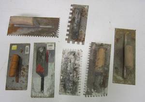 lot 407 image: Lot of Tile Trowels