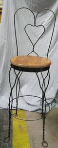 lot 415 image: Wire & Wood Barstool