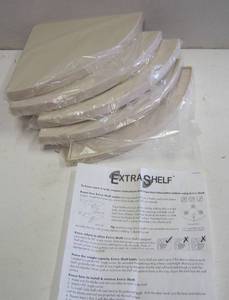 lot 459 image: Set of 5 Extra Shelf Corner Shelves, New in Box