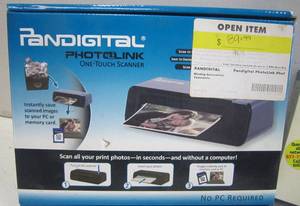 lot 466 image: Pandigital Photolink One-Touch Scanner