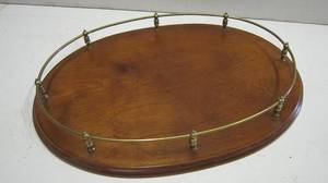 lot 513 image: Wooden DeskDresser Tray by Bombay Company