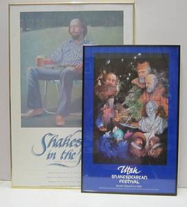 lot 516 image: Framed Shakespeare Festival Posters