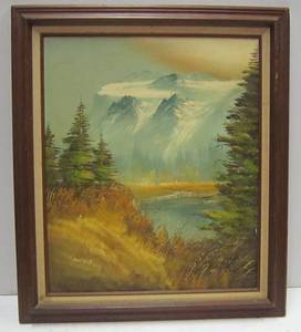 lot 517 image: Framed Milenior Painting