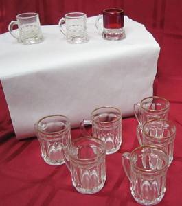 lot 537 image: Lot of Miniature Beer Mugs