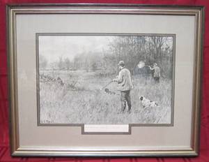 lot 587 image: Framed & Matted A.B Frost Print