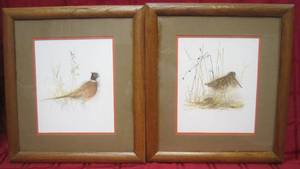 lot 590 image: 2 Framed & Matted Mads Stage Prints