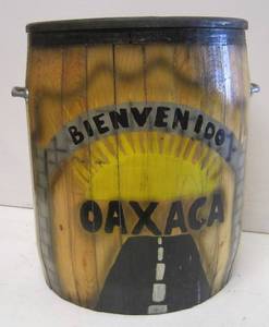 lot 599 image: Bienvenido Oazaca wood drum cooler