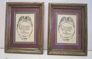 lot 616 image: 2 Firefighter plaques