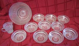 lot 617 image: Wexford glassware