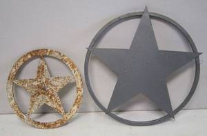 lot 623 image: Metal stars