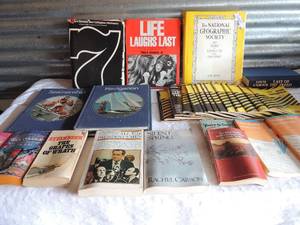 lot 192 image: Books- Navigation, Lord of the rings, national geographic, vocabulary workshop and more