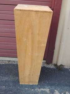 lot 229 image: pedestal storage container - 42 ht