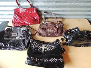 lot 303 image: Purses by Kathy- Blingy, crosses and rhinestone