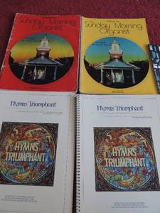 lot 39 image: MUSIC BOOKS - SHEET MUSIC SUNDAY MORNING ORGANIST HYMNS TRIUMPHANT, HYMNS & PRELUDES
