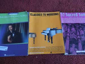 lot 40 image: BIG BOOKS OF SONGS X 3- 50S & 60S SWING  SCARED SONGS CLASSICS TO MODERN