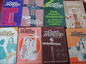 lot 43 image: MUSIC - THE CHURCH MUSICIAN - VARIOUS YEARS QTY 15