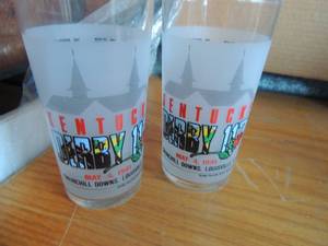 lot 133 image: Kentucky derby glass series all 5.25 1991 117th x 2