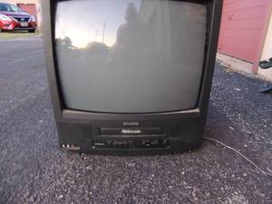 lot 299 image: 27 inch Sylvania TV no remote and unknown working condition
