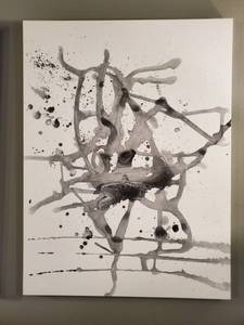 lot 59 image: Giclee on Canvas Grey Gray II