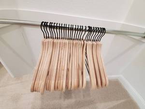 lot 62 image: Wood & Metal Hangers