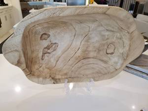 lot 177 image: Wood Dough Bowl