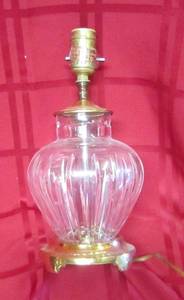 lot 673 image: Waterford Crystal Table Lamp