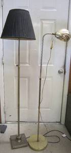 lot 688 image: 2 Adjustable Height Floor Lamps
