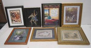 lot 718 image: Lot of Small Wall Art