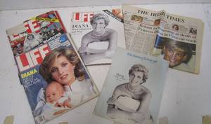 lot 719 image: Collectible Ephemera (Princess Diana)